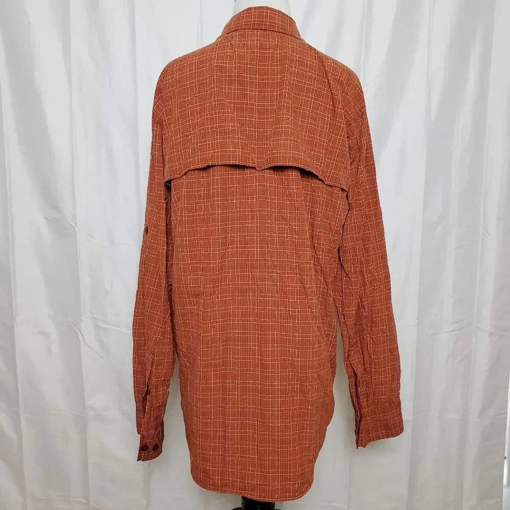 The North Face Plaid Button Down Shirt SZ Large
